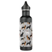 Bouteille D'eau Os bergers allemands et pattes (Gauche)