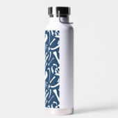 Bouteille D'eau Os de dinosaure (bleu) (Gauche)