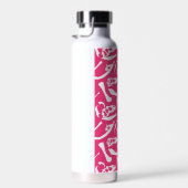 Bouteille D'eau Os de dinosaures (rose) (Plage)