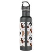 Bouteille D'eau Os et pattes de nouilles de Labradoodle (Dos)