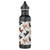 Bouteille D'eau Os et pattes de nouilles de Labradoodle (Droite)