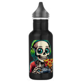 Bouteille D'eau Os, pizza et jeux : quand un squelette connaît (Gauche)