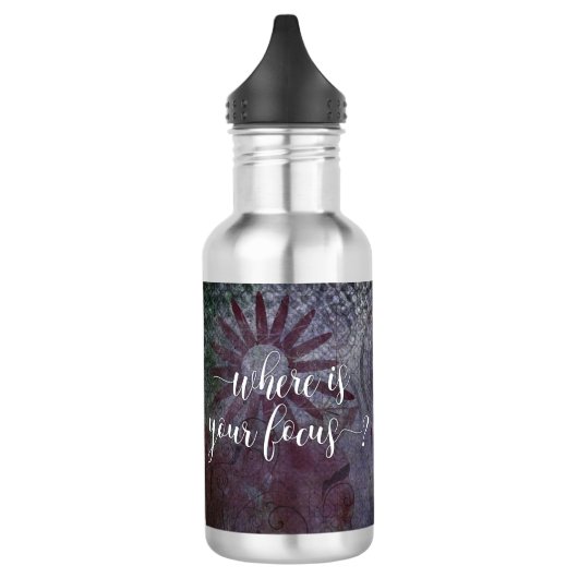 Bouteille D'eau Où est votre foyer ? Abrégé sur rustique 2 (Gauche)