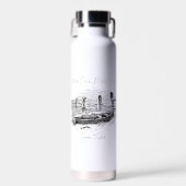 Bouteille D'eau Où le Calme Rencontre la Pêche (Avant)