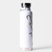 Bouteille D'eau Où les choses sauvages sont citées Graphique (Plage)