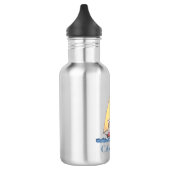 Bouteille D'eau Où sont les choses sauvages | Ajouter Votre Nom (Gauche)