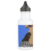 Bouteille D'eau Ougandais Wildlife Map Art Print/Graphic (Gauche)