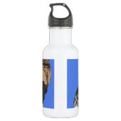 Bouteille D'eau Ougandais Wildlife Map Art Print/Graphic (Dos)