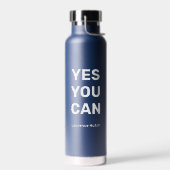 Bouteille D'eau Oui, vous pouvez | Nom personnalisé simple (Gauche)