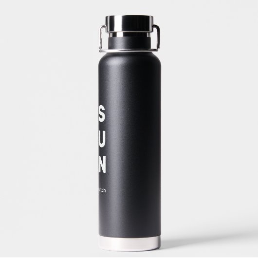 Bouteille D'eau Oui Vous Pouvez Personnaliser Nom Exercice Gym (Arrière)