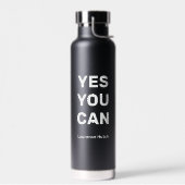 Bouteille D'eau Oui Vous Pouvez Personnaliser Nom Exercice Gym (Gauche)