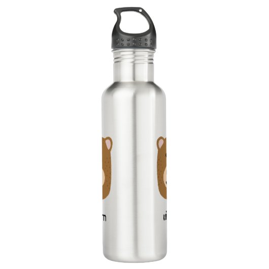Bouteille D'eau Ours brun mou (Dos)