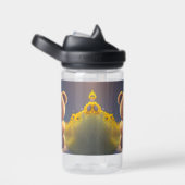 Bouteille D'eau Ours en peluche dans une prairie, coutume mignonne (Arrière Complet)