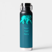 Bouteille D'eau Ours kodiak bleu (Avant)