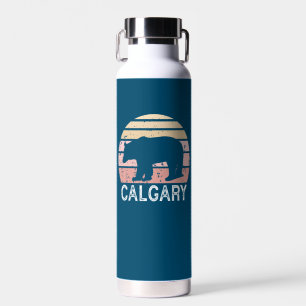 Bouteille D'eau Ours rétro de Calgary Alberta