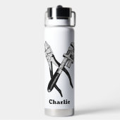 Bouteille D'eau OUTILS de nom personnalisé (Arrière)