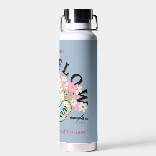Bouteille d'eau OVERFLOW conçue par Adiela Akoo (Arrière)