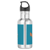 Bouteille D'eau Owl art Night Blue (Dos)
