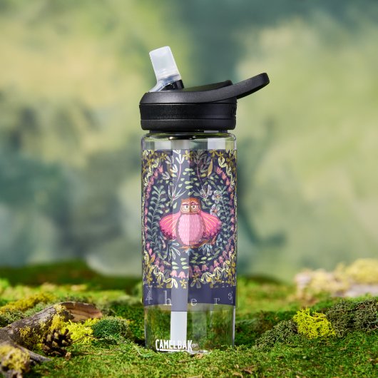 Bouteille d'eau Owl Folk Navy (Extérieur)