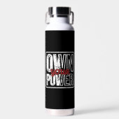 Bouteille D'eau Own Your Power – Bold Motivational Quote Design (Avant)