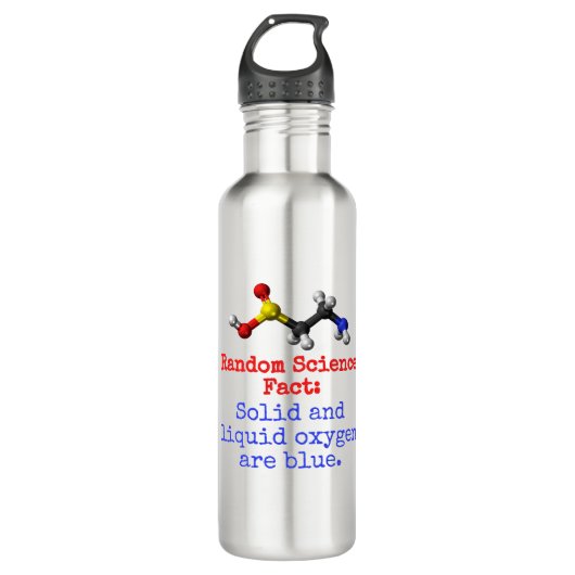 Bouteille D'eau Oxygène solide et liquide - Science Fact (Devant)
