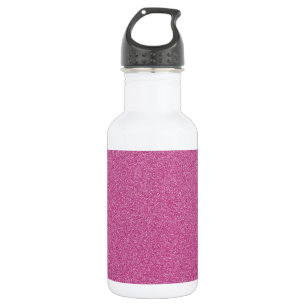 Bouteille D'eau Paillettes roses, scintillement, fond de paillette