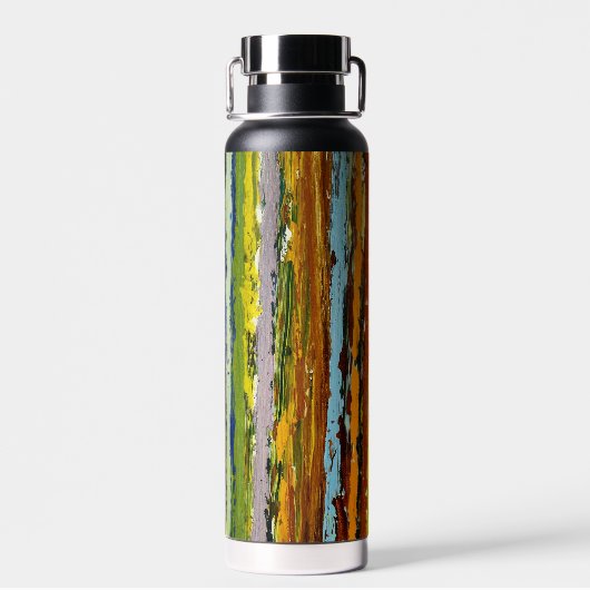 Bouteille D'eau Paint Streak Abstrait (Arrière)