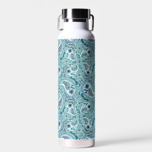 Bouteille D'eau Paisley en bleu bébé
