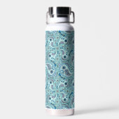 Bouteille D'eau Paisley en bleu bébé (Arrière)
