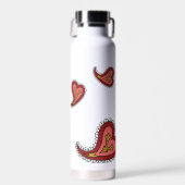 Bouteille D'eau Paisley Heart (Avant)