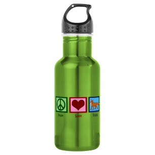 Bouteille D'eau Paix Amour Renards