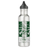 Bouteille D'eau Pakistan Drapeau magnifique patriotique (Droite)