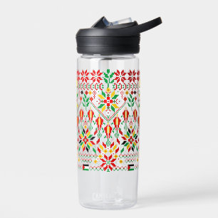 Bouteille D'eau Palestine Tatreez Broderie traditionnelle