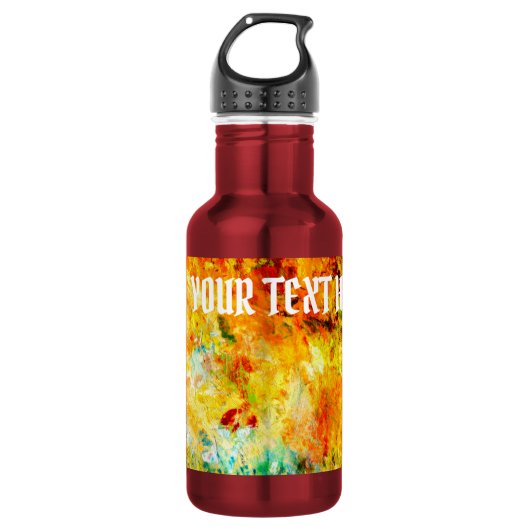 Bouteille D'eau Palette d'Artiste Colorée (Devant)