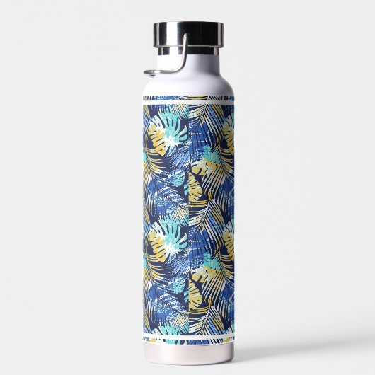 Bouteille d'eau Palmes tropicales (Plage)