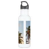 Bouteille D'eau Palmiers de vacances tropicaux (Dos)
