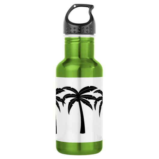 Bouteille D'eau Palmiers tropicaux (Devant)