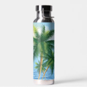 Bouteille D'eau Palmiers tropicaux et océan (Gauche)