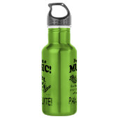 Bouteille D'eau Pan Flûte Sentez La Musique (Dos)