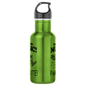 Bouteille D'eau Pan Flûte Sentez La Musique (Devant)