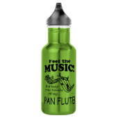 Bouteille D'eau Pan Flûte Sentez La Musique (Droite)