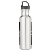 Bouteille D'eau Panama Mola Tortoise - Noir bleu (Dos)