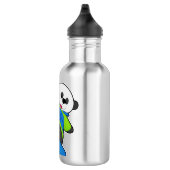 Bouteille D'eau Panda a Snowboarder (Droite)