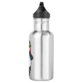 Bouteille D'eau Panda comme randonneur avec sac à dos (Droite)
