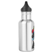 Bouteille D'eau Panda comme randonneur avec sac à dos (Gauche)