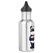 Bouteille D'eau Panda en héros avec Masque et Cap (Gauche)