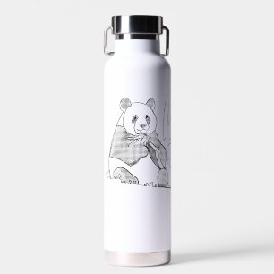 Bouteille d'eau Panda Lazy Mornings