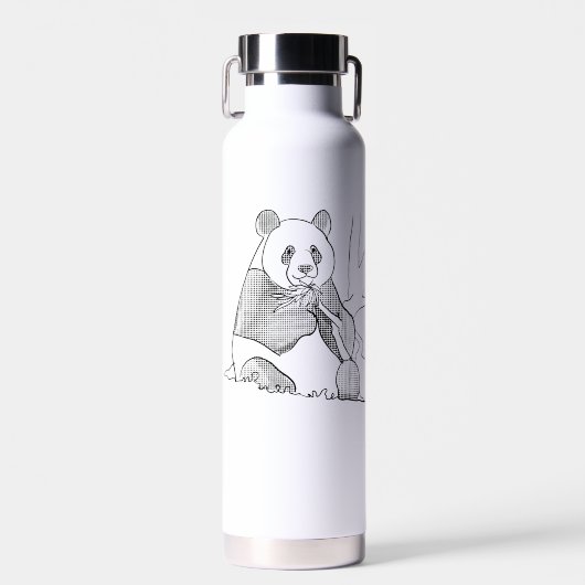 Bouteille d'eau Panda Lazy Mornings (Avant)