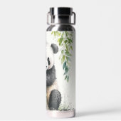 Bouteille D'eau Panda Ours Par Arbre (Arrière)