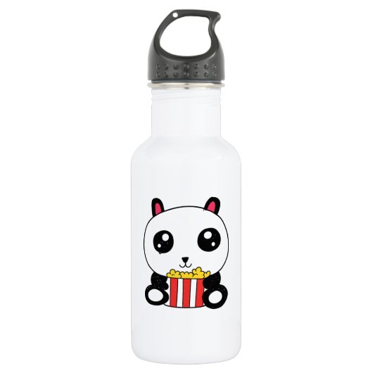 Bouteille D'eau Panda Popcorn (Devant)